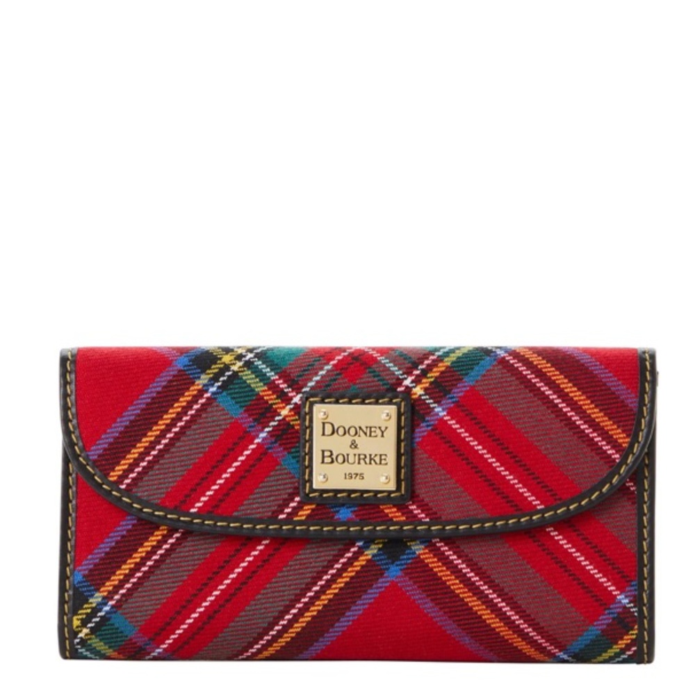 🛑 SOLD 🛑 BNWT plaid Dooney and Bourke wallet